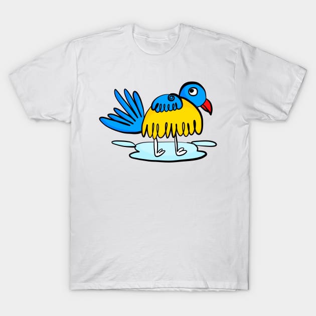 Chicken? rooster? A bird? T-Shirt by Think Beyond Color